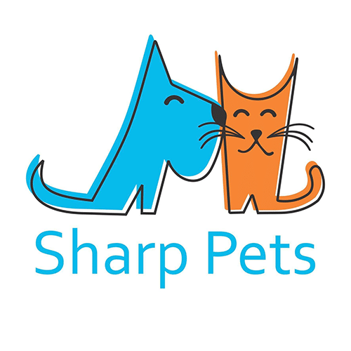 sharp pets logo