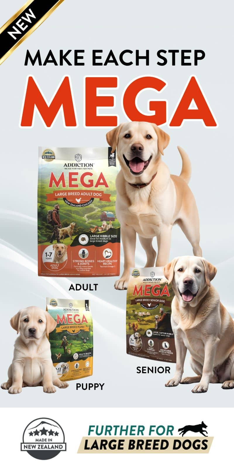 Mega Large Breed Launch Homepage Banner Mobile